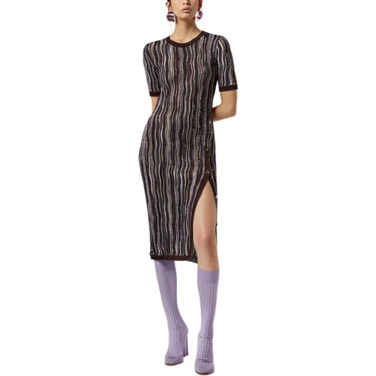 MISSONI FW23 Short-Sleeved Dresses Women's Multicolor-1