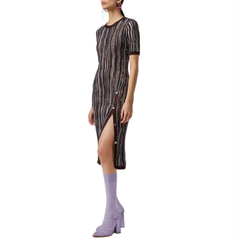 MISSONI FW23 Short-Sleeved Dresses Women's Multicolor-3