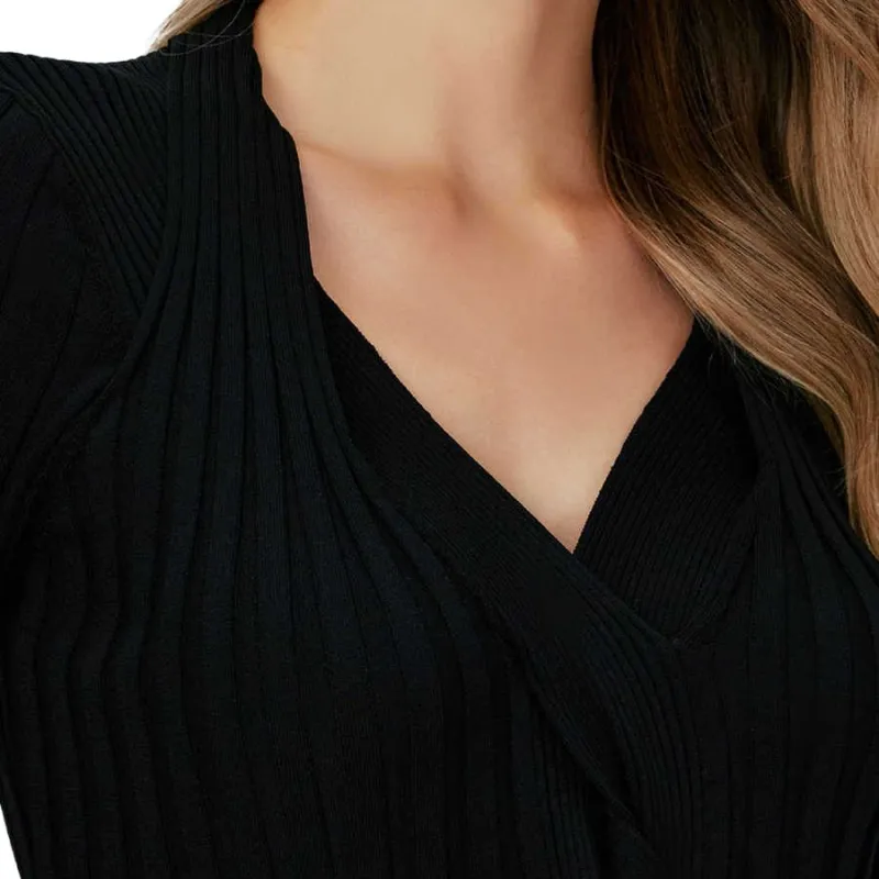 DVF Diane Von Furstenberg Vernoique Ribbed Midi Dress-5