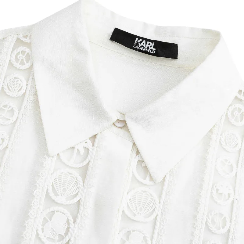 KARL LAGERFELD SS24 Shirt Women's White-2