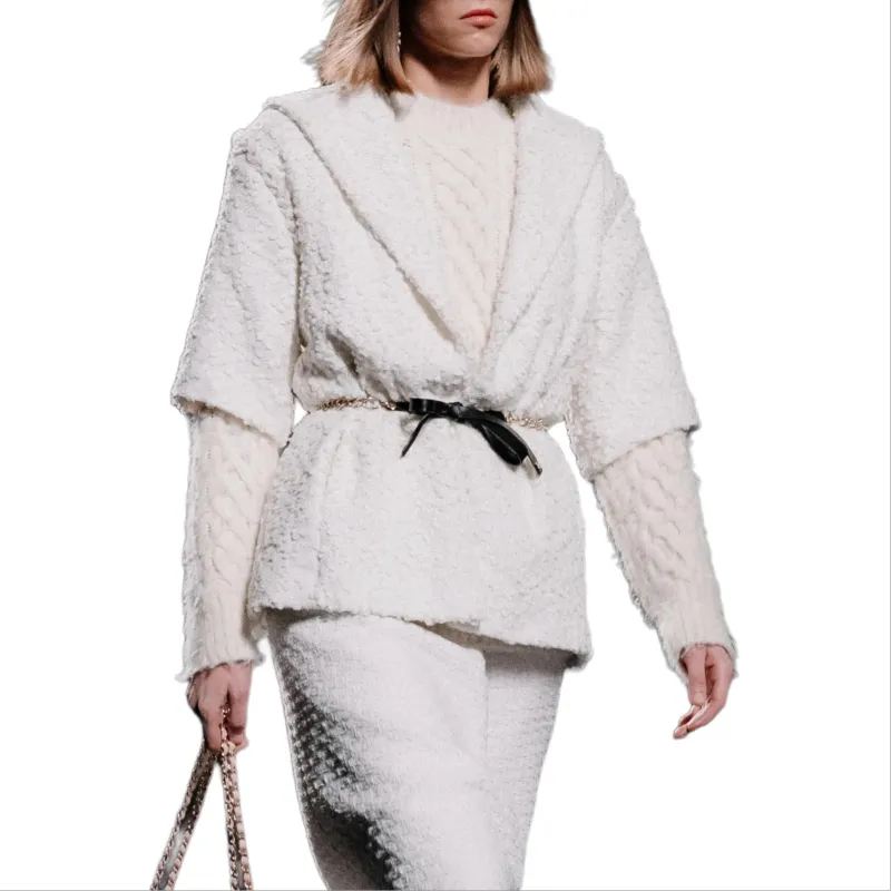 CHANEL 24 New Fall And Winter Arrivals Jackets Coats Women's Ivory-1