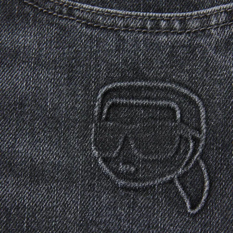 KARL LAGERFELD FW24 Jeans Men's Dark Gray-4