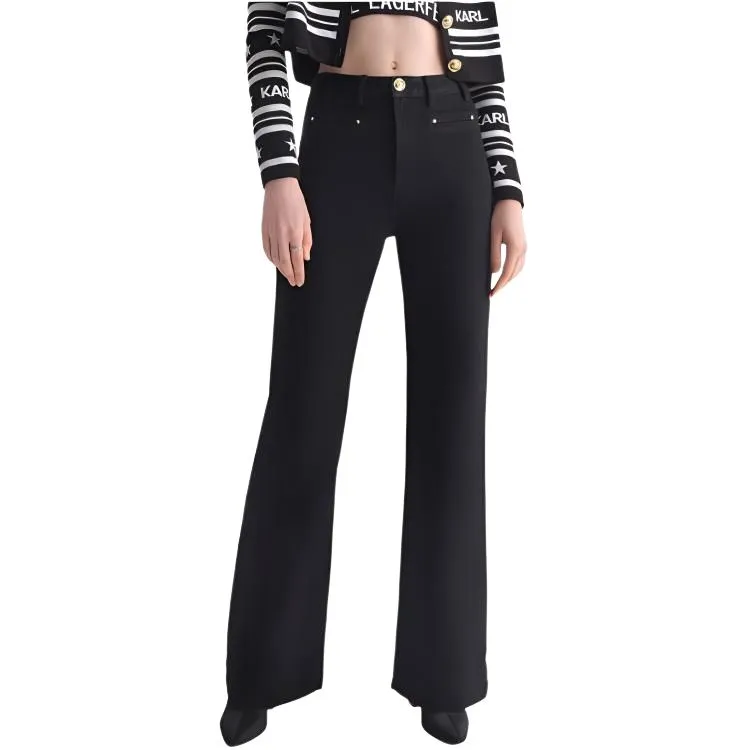 KARL LAGERFELD SS23 Jeans Women's Black-1