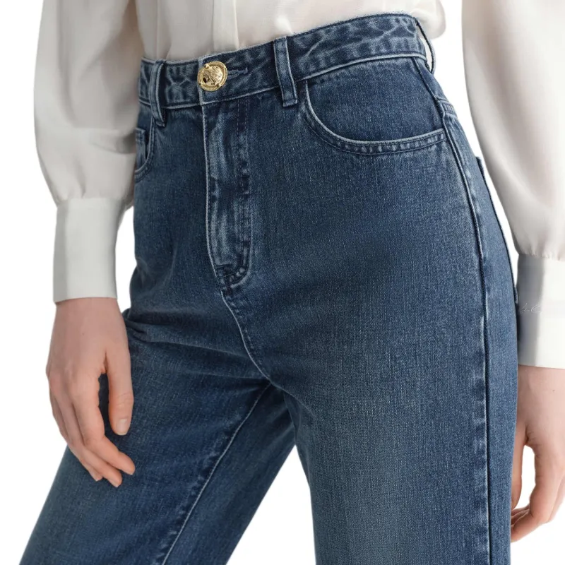 KARL LAGERFELD SS23 Jeans Women's Dark Blue-5
