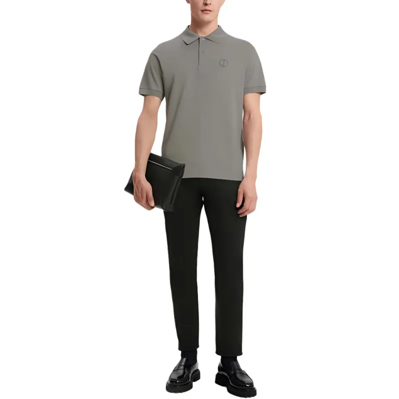 Dunhill SS21 Polo Shirt Men's Lime Gray-2