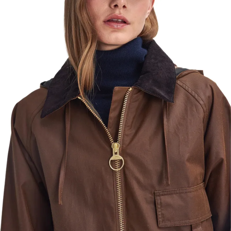 BARBOUR Highclere Wax Coat-5
