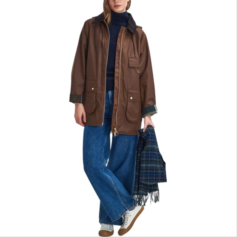 BARBOUR Highclere Wax Coat-1