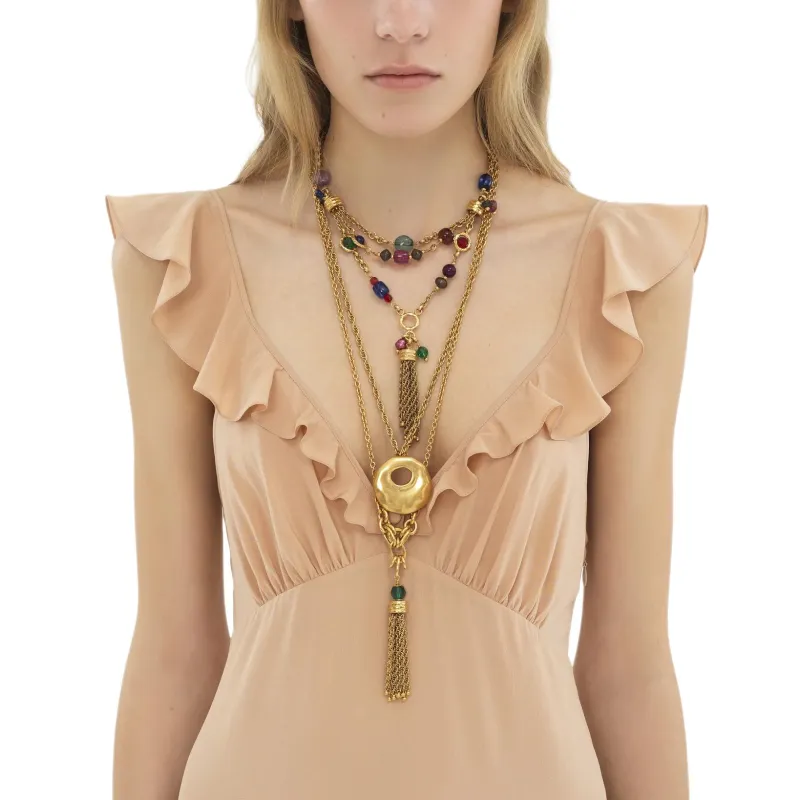Chloé Crepe De Chine Maxi Dress-4
