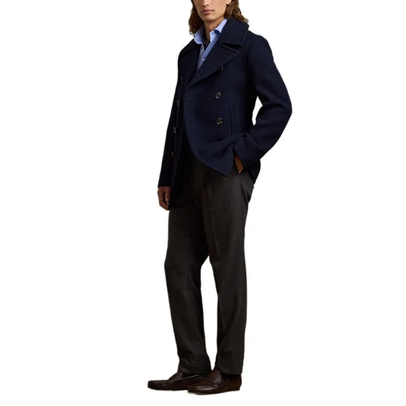 Ralph Lauren Purple Label FW24 Coats Men's Marine Blue-1