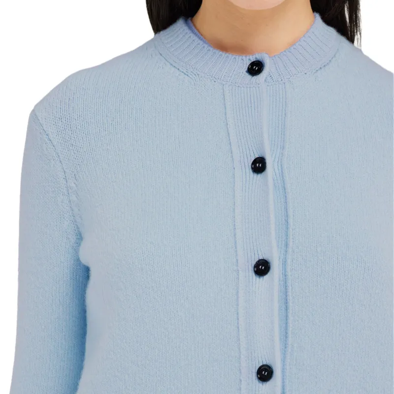 FERRAGAMO FW24 Cashmere Sweater Women's Light Blue-5