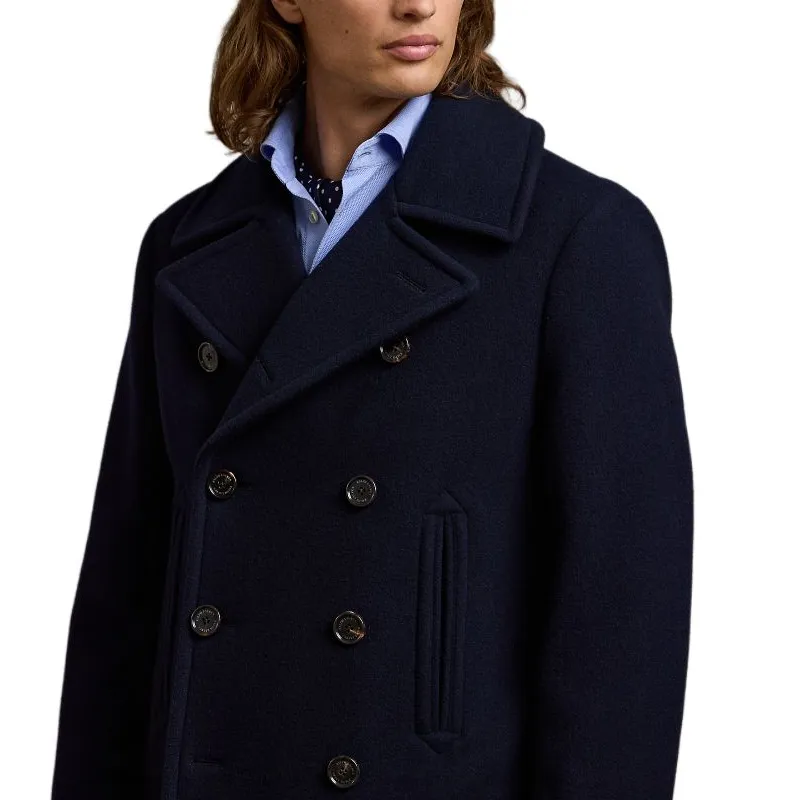 Ralph Lauren Purple Label FW24 Coats Men's Marine Blue-4
