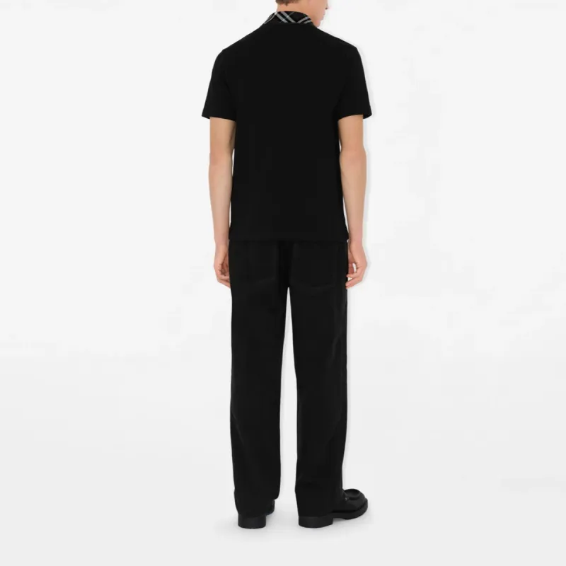 Burberry Check Collar Polo Shirt-2