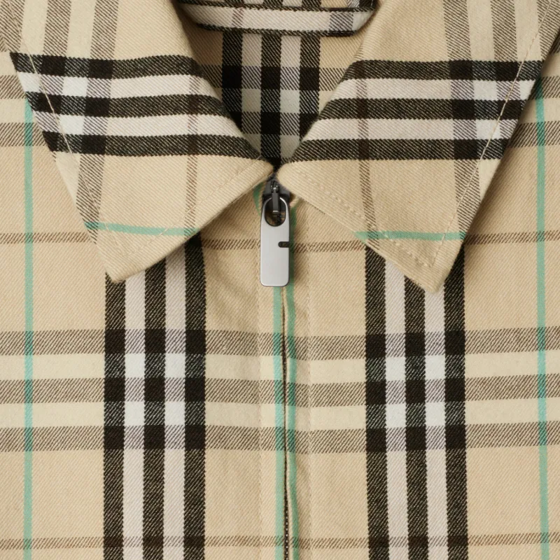 Burberry Check Harrington Jacket-4
