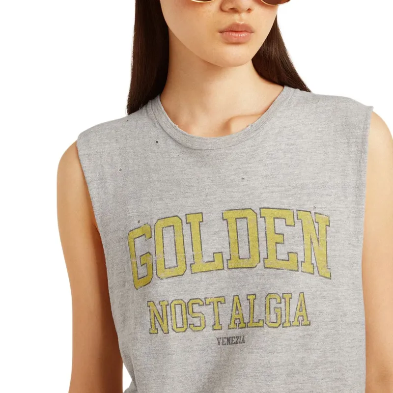 Golden Goose Logo Printed Tank Top-4