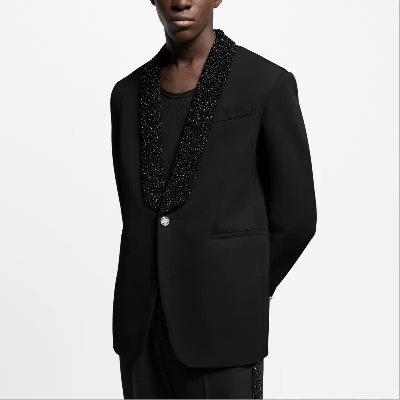 LOUIS VUITTON Made To Order Embellished Evening Tuxedo-3