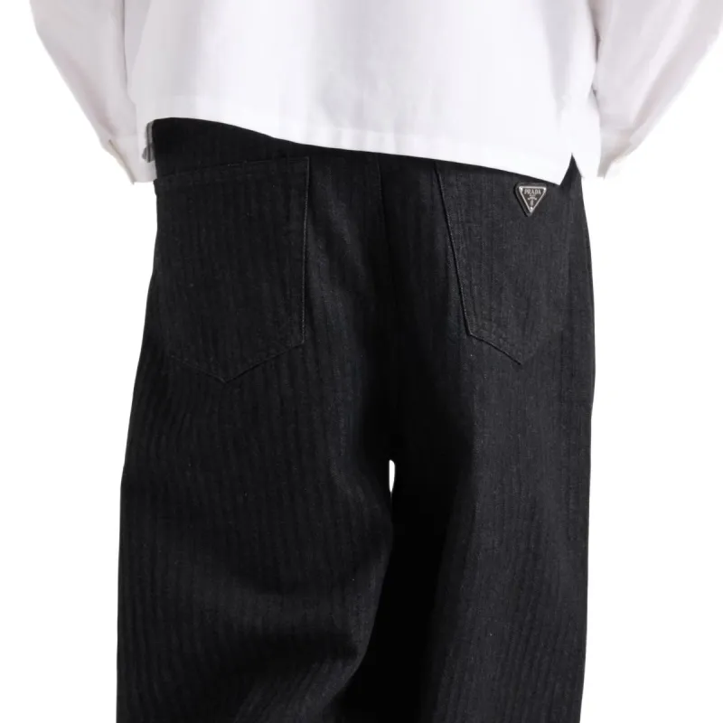 PRADA Jeans Men Black-4