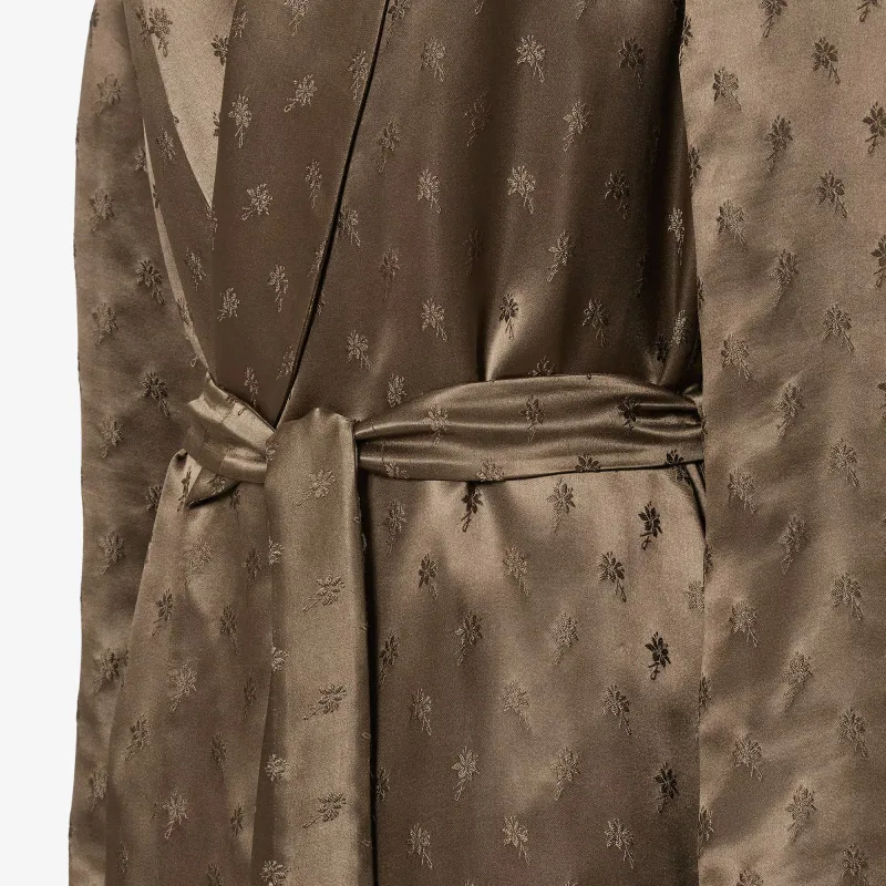 FENDI Coats Women's Dark Green-3