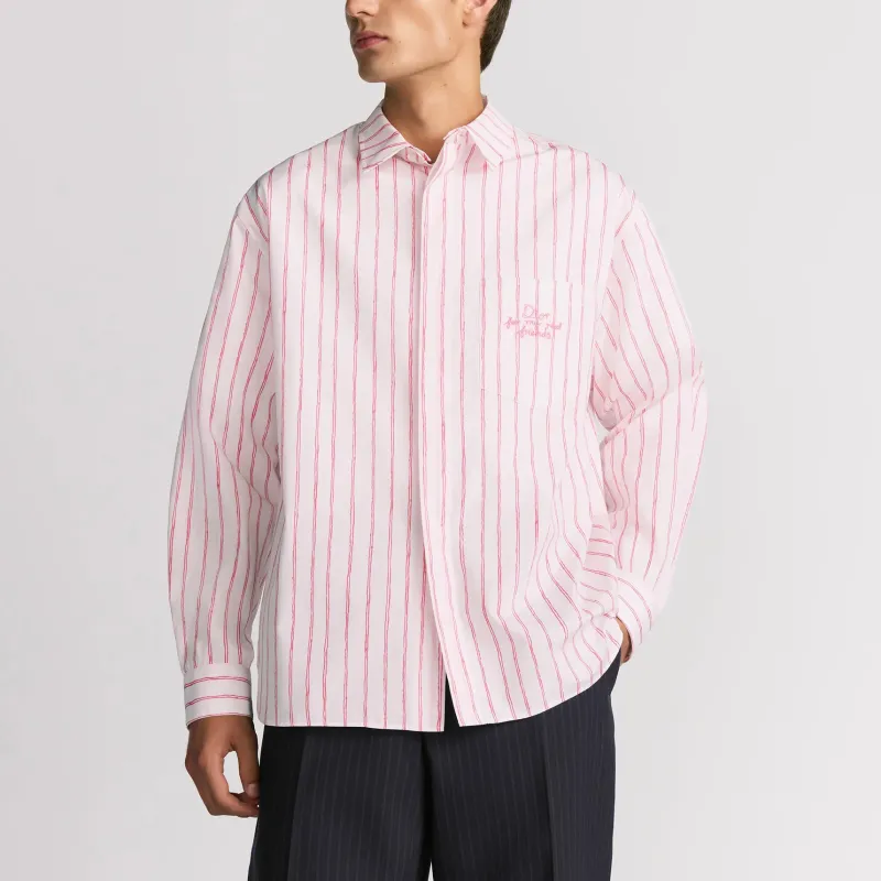 DIOR Shirts Men Pink-3