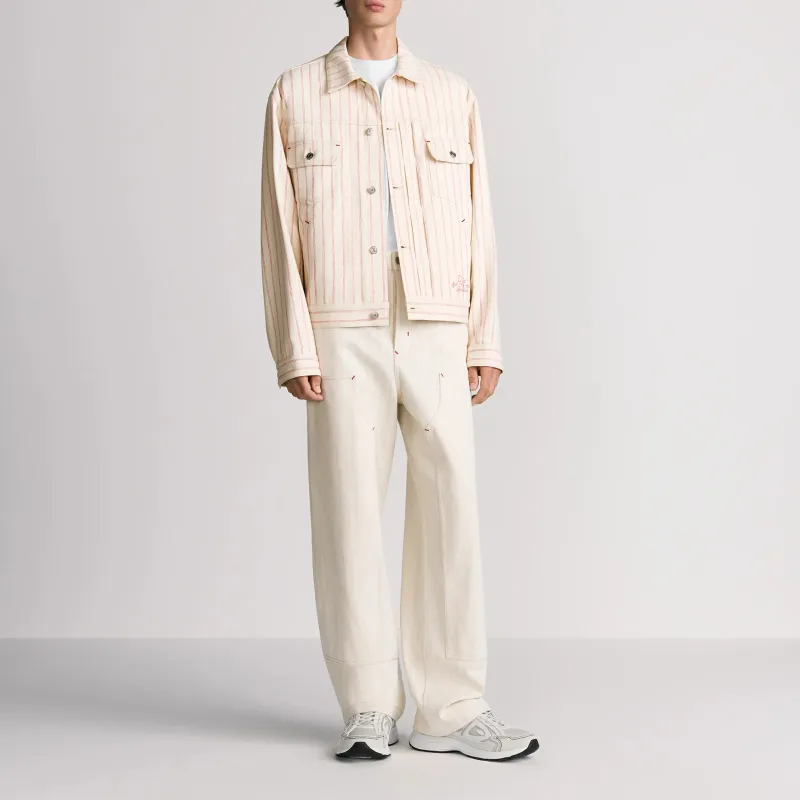 DIOR SS25 Denim Jacket Men's White-2