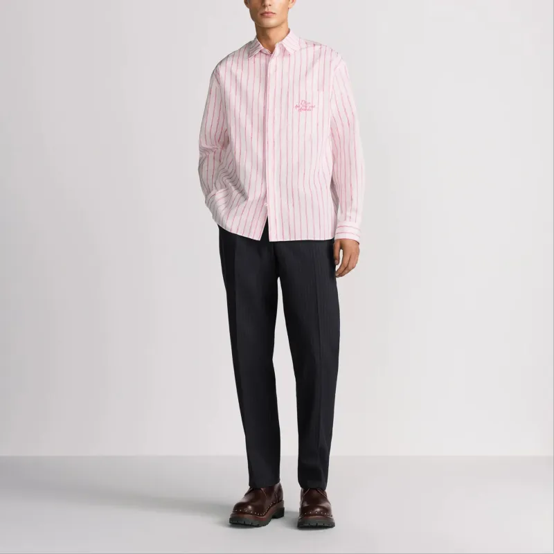 DIOR Shirts Men Pink-2