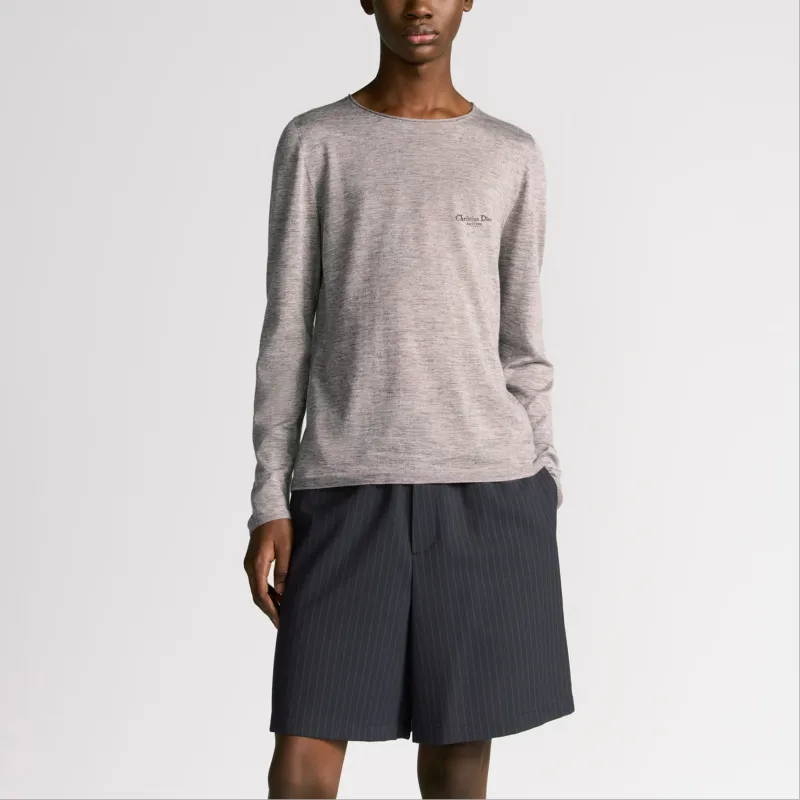 DIOR SS25 Cashmere Sweater Men's Gray-2