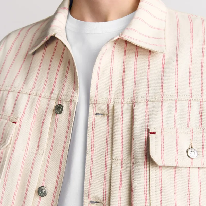 DIOR SS25 Denim Jacket Men's White-5