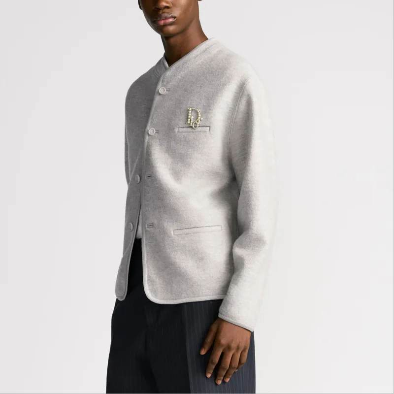 DIOR SS25 Jackets Coats Men's Gray-4