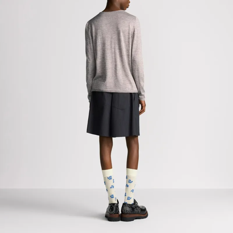 DIOR SS25 Cashmere Sweater Men's Gray-3