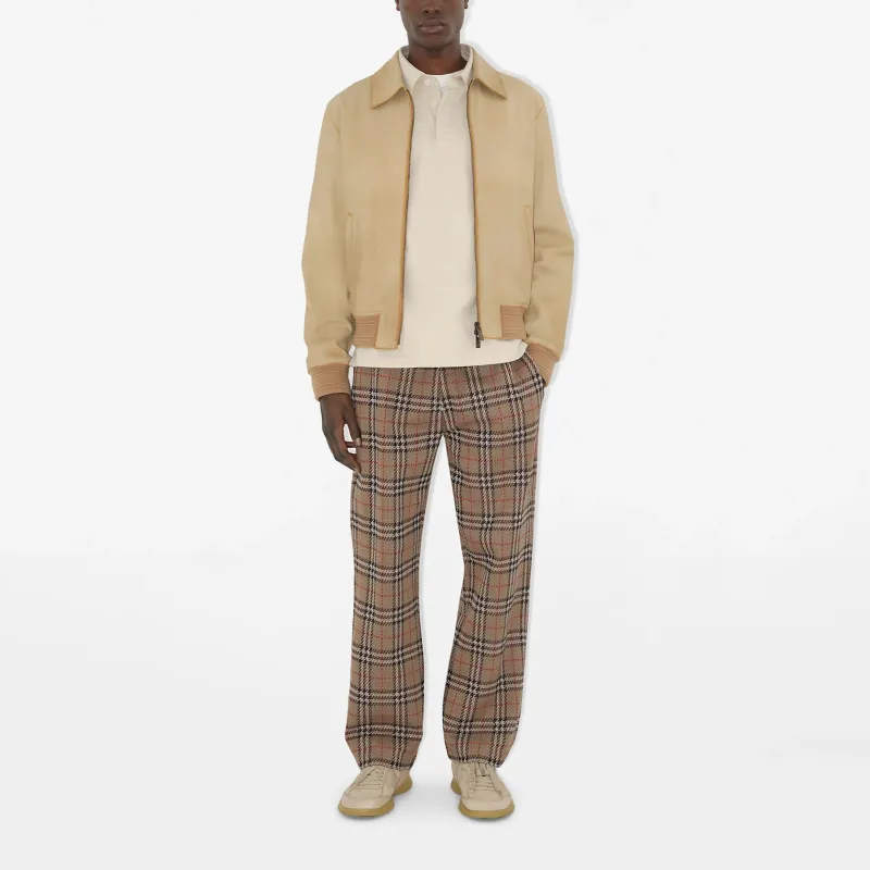 Burberry SS25 Casual Pants Men's Nut Color-1