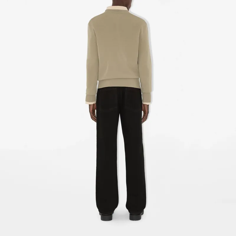 Burberry B Crest Embroidered Knitted Jumper-2