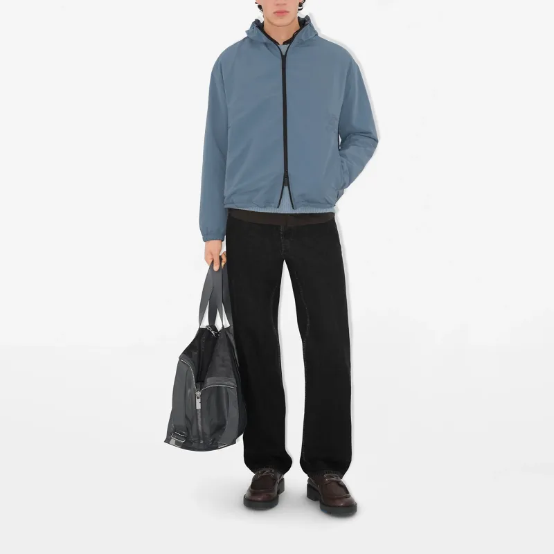 Burberry Tonal Ekd Applique Windbreaker-1