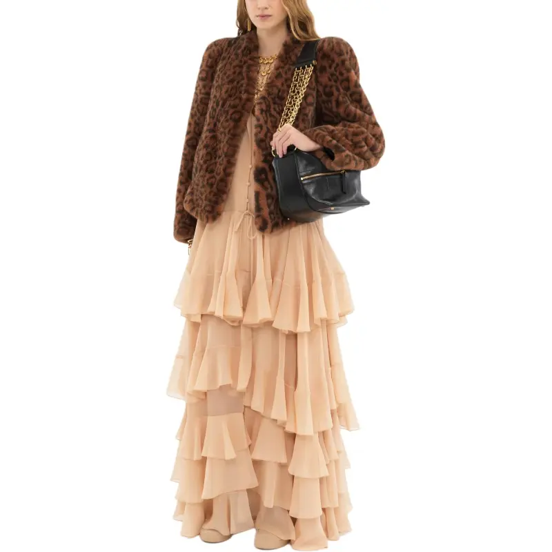 Chloé Tiered Ruffled Maxi Dress-3
