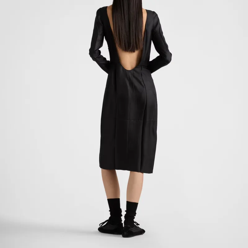 PRADA Long Sleeved Dress Women's Black-2