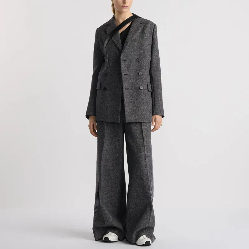 DIOR SS25 Spring Summer Ready to Wear Collection Business Suit Coat Women's Gray-2