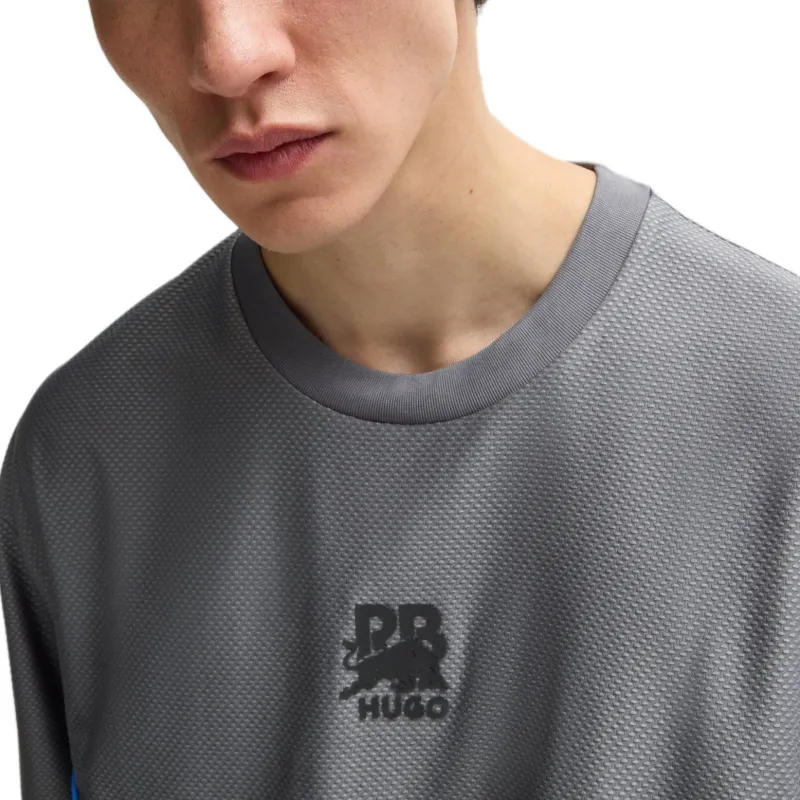 HUGO BOSS x RB T Shirt Men's Dark Gray-4