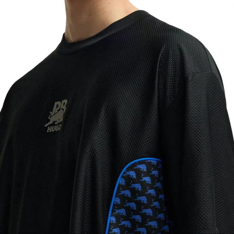 HUGO BOSS X Rb Logo print T shirt-4