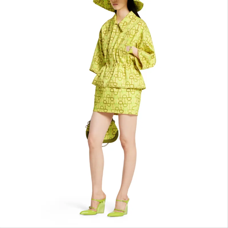 GUCCI SS25 Jackets Coats Women's Lime Green-3