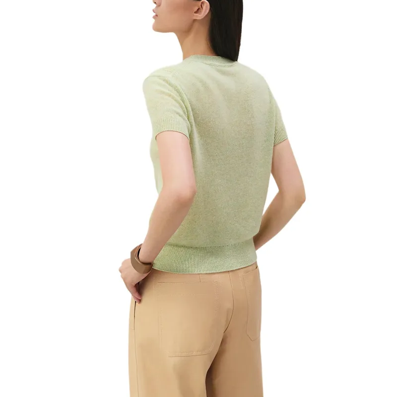 HERMES Cashmere Sweater Women's Verdant Green-1