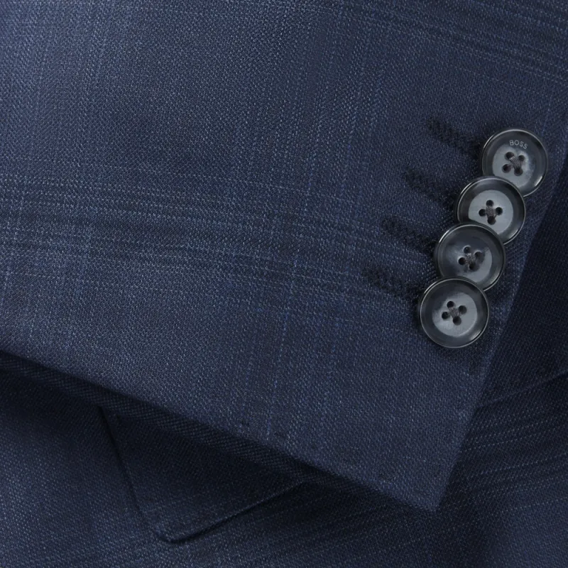 HUGO BOSS Check pattern Single breasted Suit-8