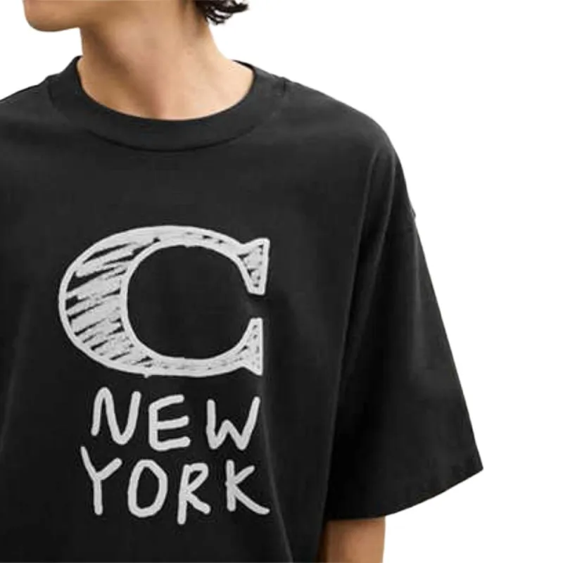 COACH T Shirts Men Black-4