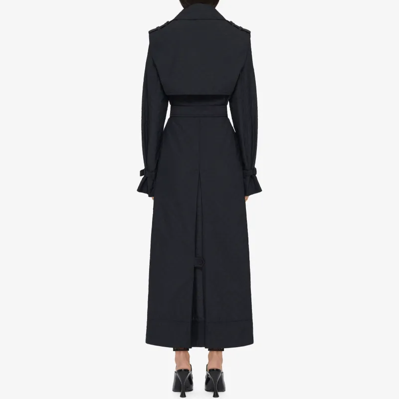 Givenchy SS25 Trench Coat Women's Dark Blue-2