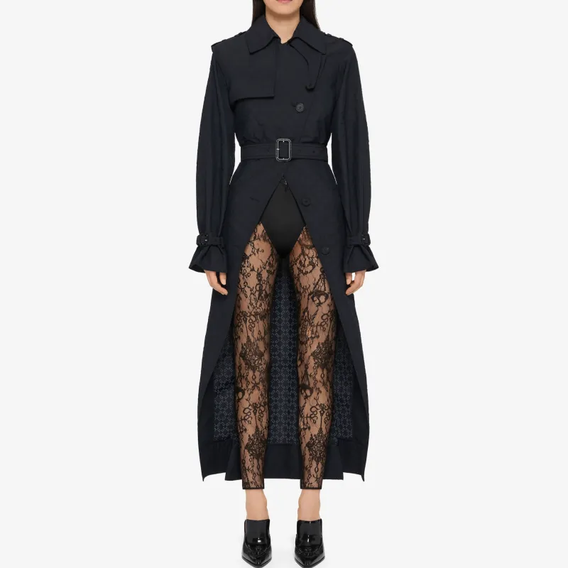 Givenchy SS25 Trench Coat Women's Dark Blue-1
