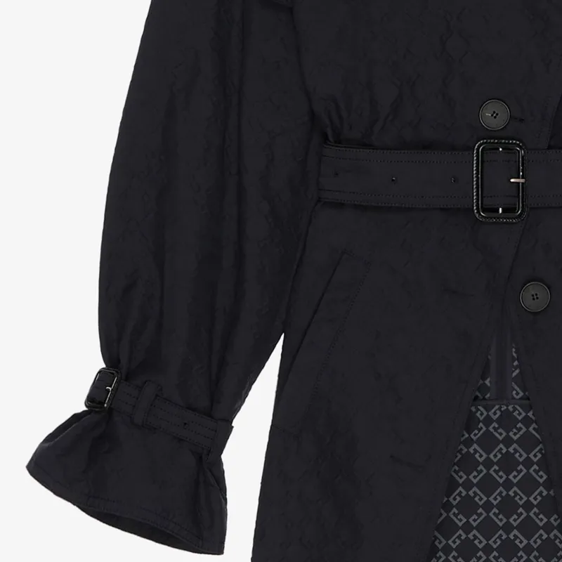 Givenchy SS25 Trench Coat Women's Dark Blue-3