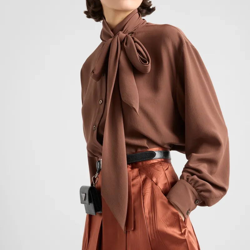 PRADA Marocain Shirt-3