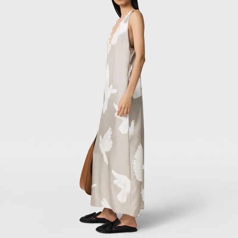 Stella McCartney Dove print Sleeveless Maxi Dress-3