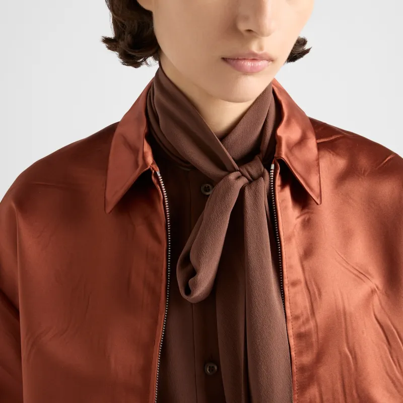 PRADA Jackets & Coats Women's Rusty Red-3