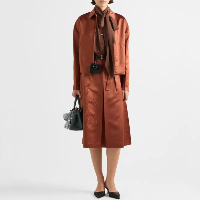 PRADA Jackets & Coats Women's Rusty Red-1