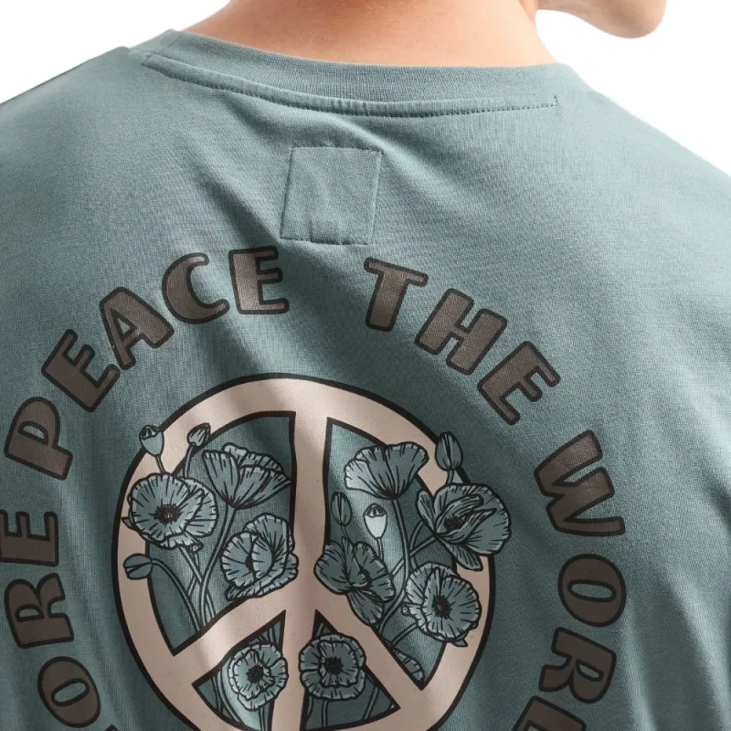 EMPORIO ARMANI Asv Jersey T shirt With Oversized Print From The Peace Capsule Collection-4