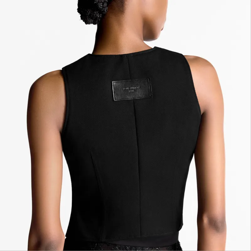 LOUIS VUITTON Vest Women's Black-2