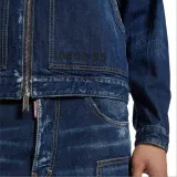 junya watanabe contrast panel denim jacket item